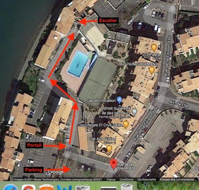 La Brigantine 607, T2 Vue Mer, Piscine, Tennis Agde Eksteriør bilde